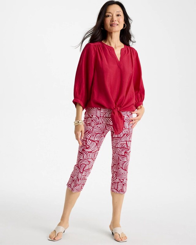 Tie-Front Top - image 2